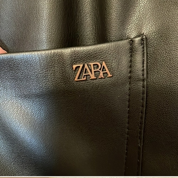 ZARA faux leather paper bag pants - Picture 5 of 7